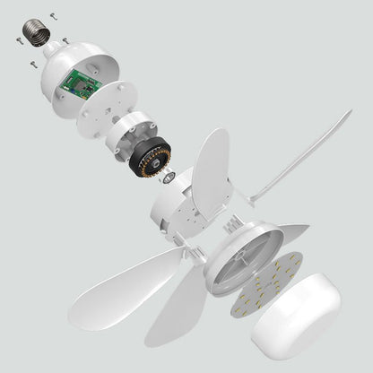 🔥Háztartási mennyezeti ventilátor világítással és távirányítóval